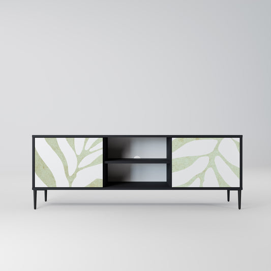 BOTANICAL SPARK 2-dörrars TV-bänk i svart finish
