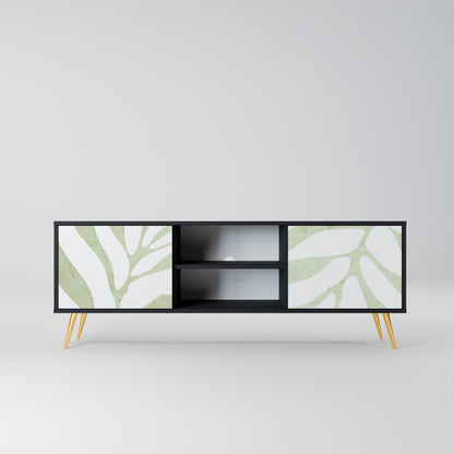 BOTANICAL SPARK 2-dörrars TV-bänk i svart finish