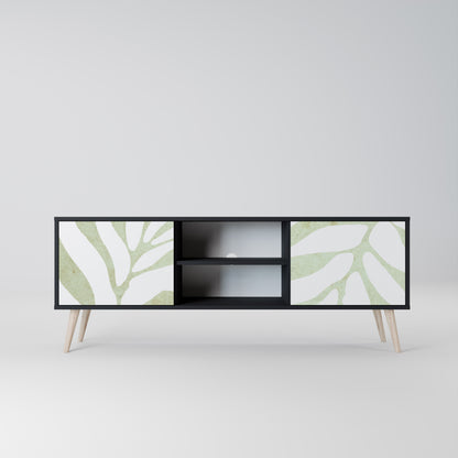 BOTANICAL SPARK 2-dörrars TV-bänk i svart finish