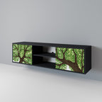 WILDERNESS DASH 2-Door TV Stand in Black Finish