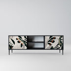 VERDURE FORMATION 2-Door TV Stand in Black Finish