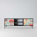 FUNGUS FANTASY 2-Door TV Stand in Black Finish