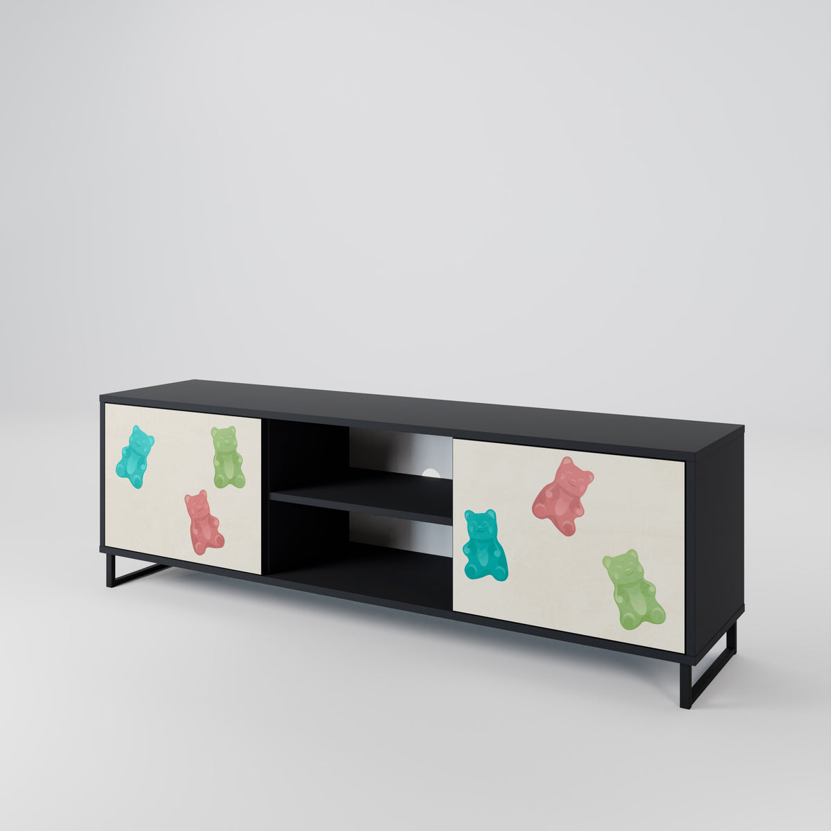 GUMMY BEARS 2-Door TV Cabinet