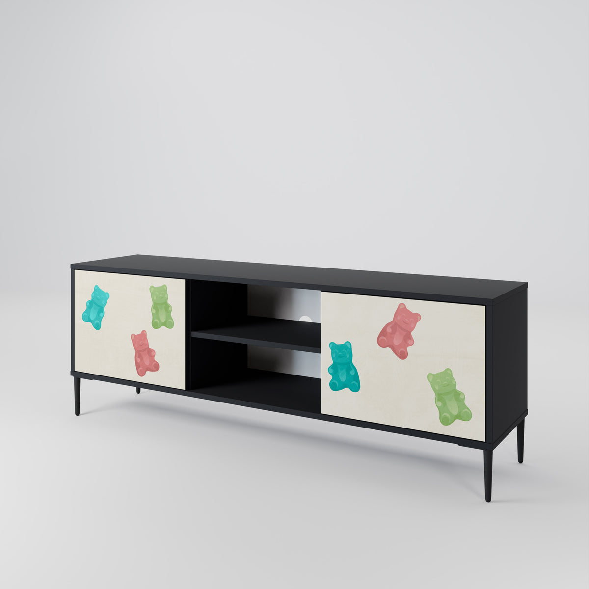 GUMMY BEARS 2-Door TV Cabinet