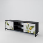 ELEGANT BOTANICS 2-Door TV Stand in Black Finish