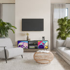 BIKE DREAMS 2-Door TV Stand in Black Finish