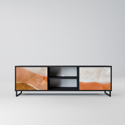 SANDHILLS SPLENDOR 2-dörrars TV-bänk i svart finish