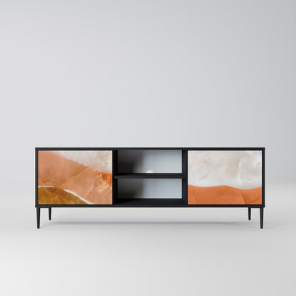 SANDHILLS SPLENDOR 2-dörrars TV-bänk i svart finish