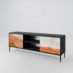 SANDHILLS SPLENDOUR 2-Door TV Stand in Black Finish