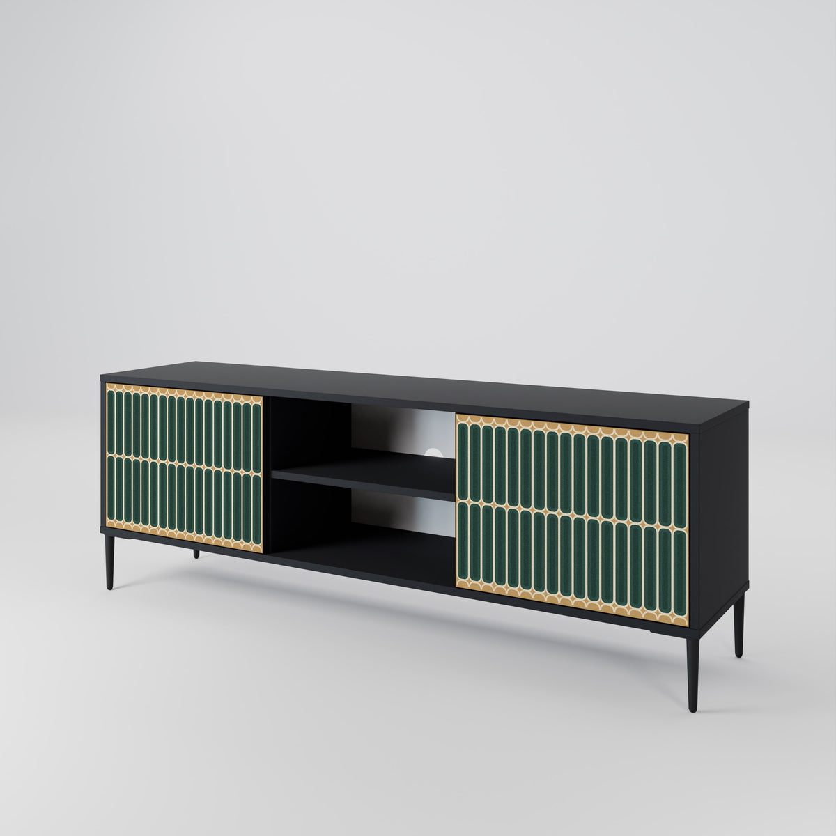 ILUSION GATE 2-Door TV Cabinet