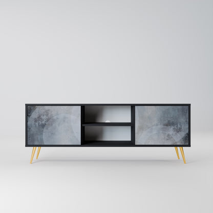 MUTED ARC 2-dörrars TV-ställ i svart finish