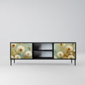 DREAMY MEADOW 2-Door TV Stand in Black Finish