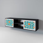 BE THE CHANGE 2-Door TV Stand in Black Finish