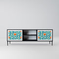BE THE CHANGE 2-Door TV Stand in Black Finish