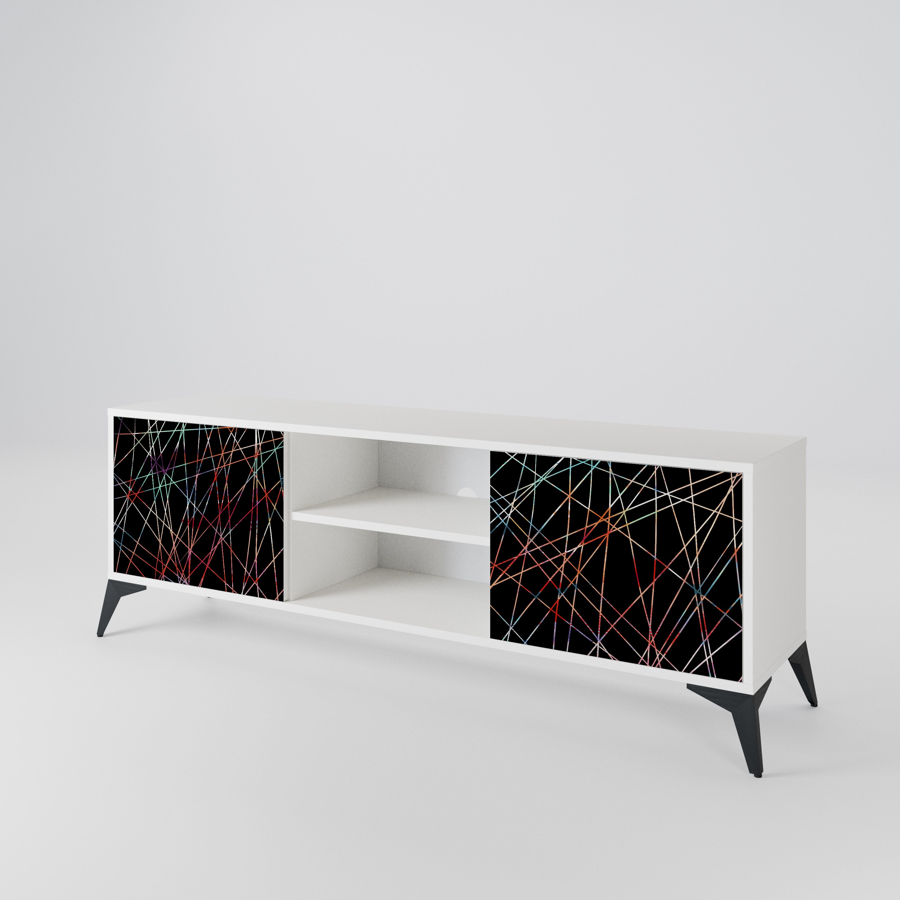 LUMINOUS SNARE TV-bänk med två dörrar
