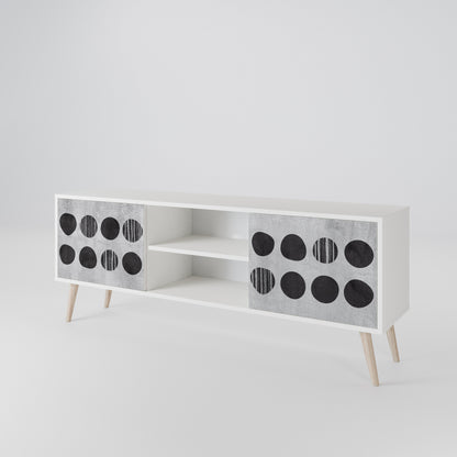 GHOSTLY GRADIENTS TV-bänk med två dörrar