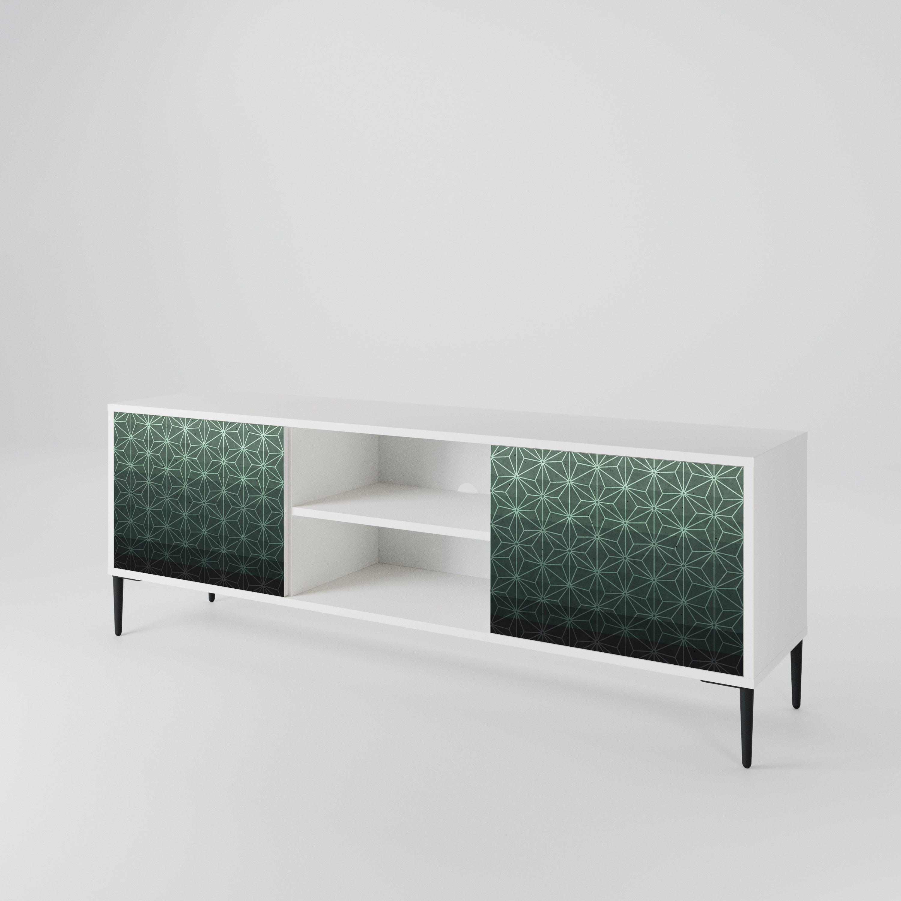 ORNAMENTAL GLIMMER TV-bänk med två dörrar
