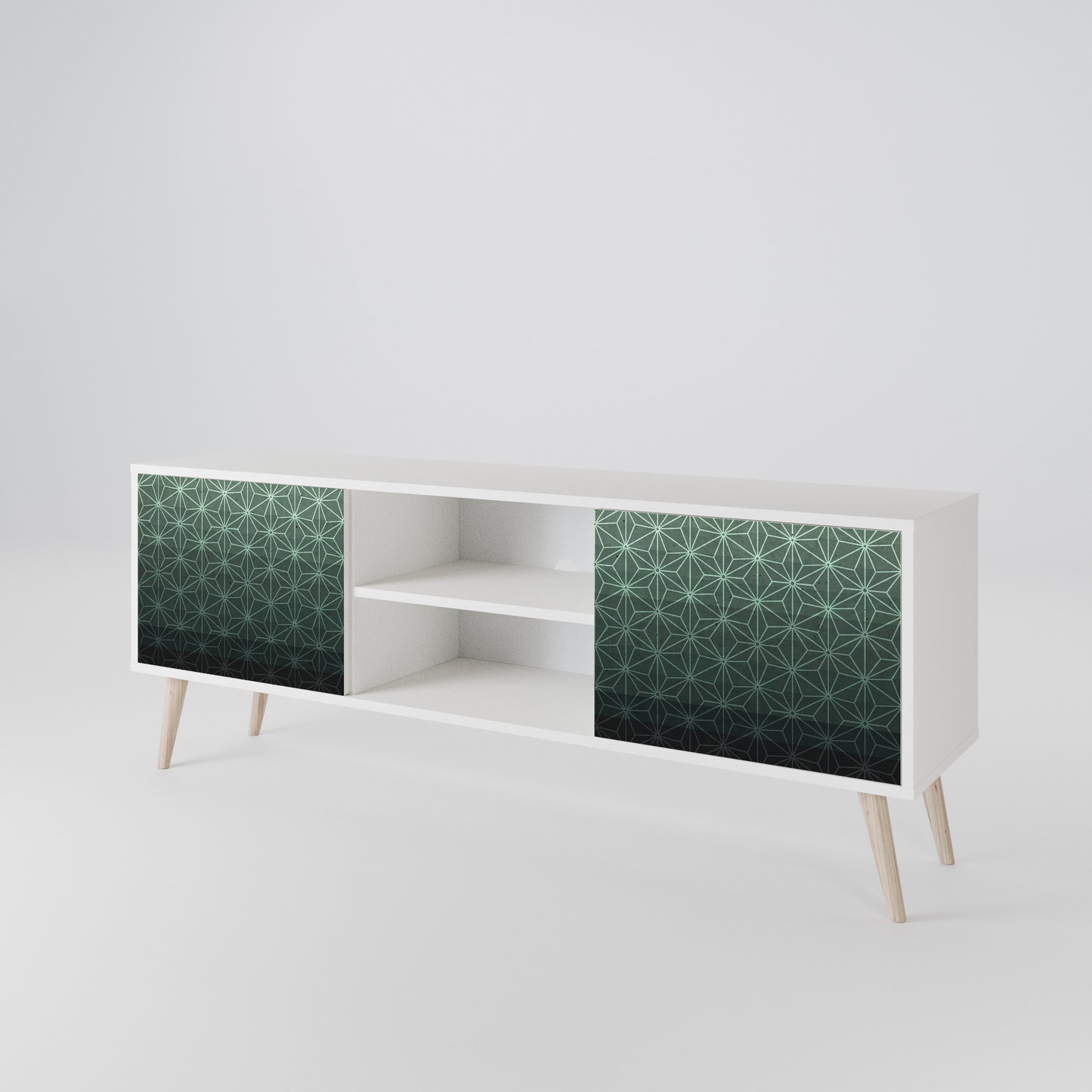 ORNAMENTAL GLIMMER TV-bänk med två dörrar