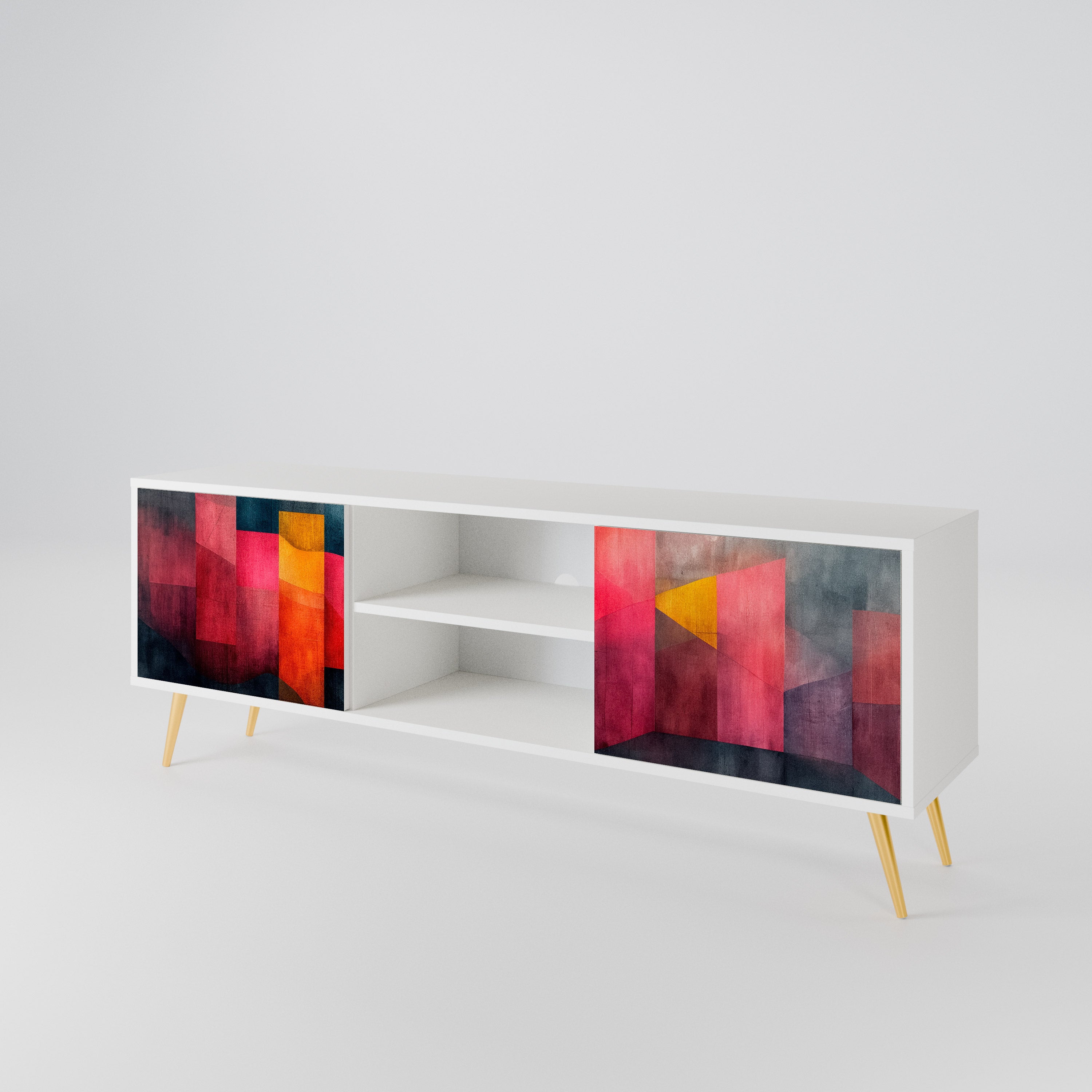COLORFUL SOUNDS TV-bänk med två dörrar
