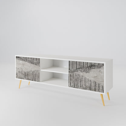 GRAIN LINES TV-bänk med två dörrar