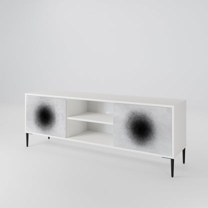 BLACK HOLE TV-bänk med två dörrar
