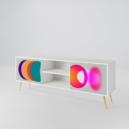 SYMPHONY OF COLORS TV-bänk med två dörrar