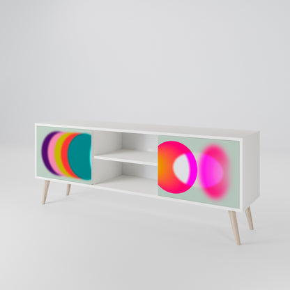 SYMPHONY OF COLORS TV-bänk med två dörrar