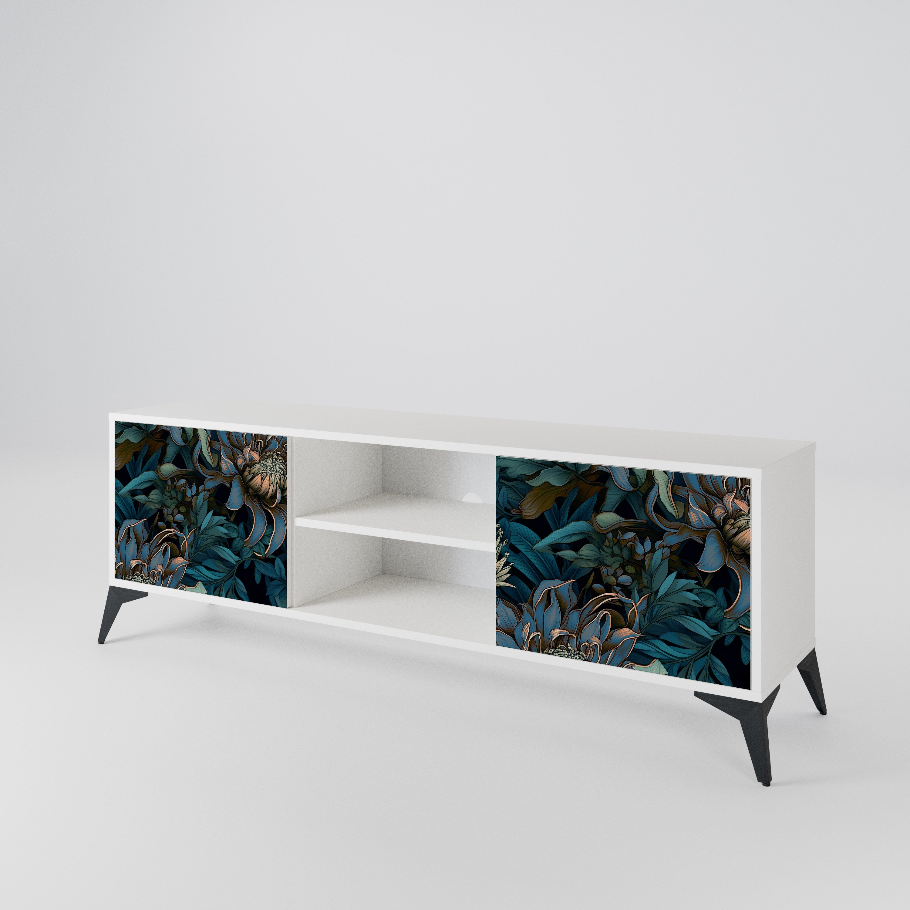 TWILIGHT BLOOM TV-bänk med två dörrar