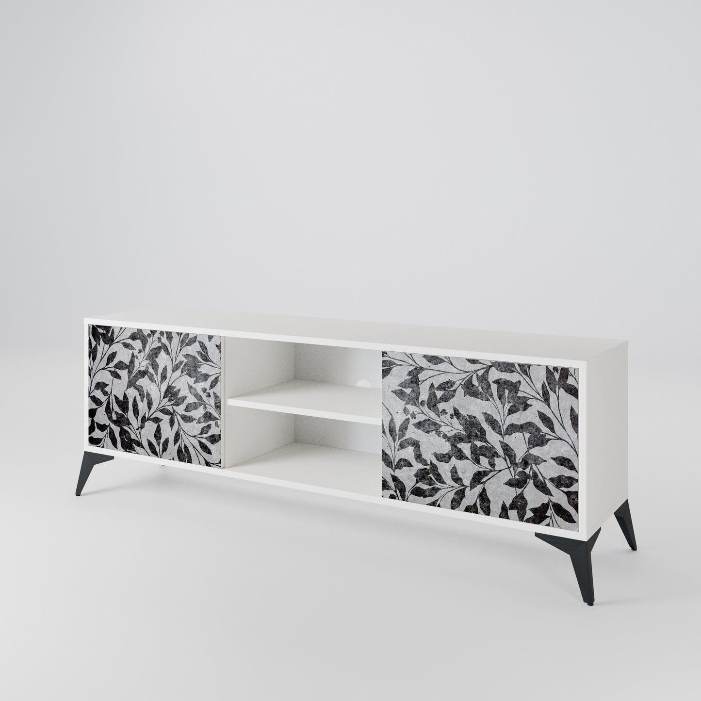 CHARCOAL SPROUT 2-Door TV Cabinet