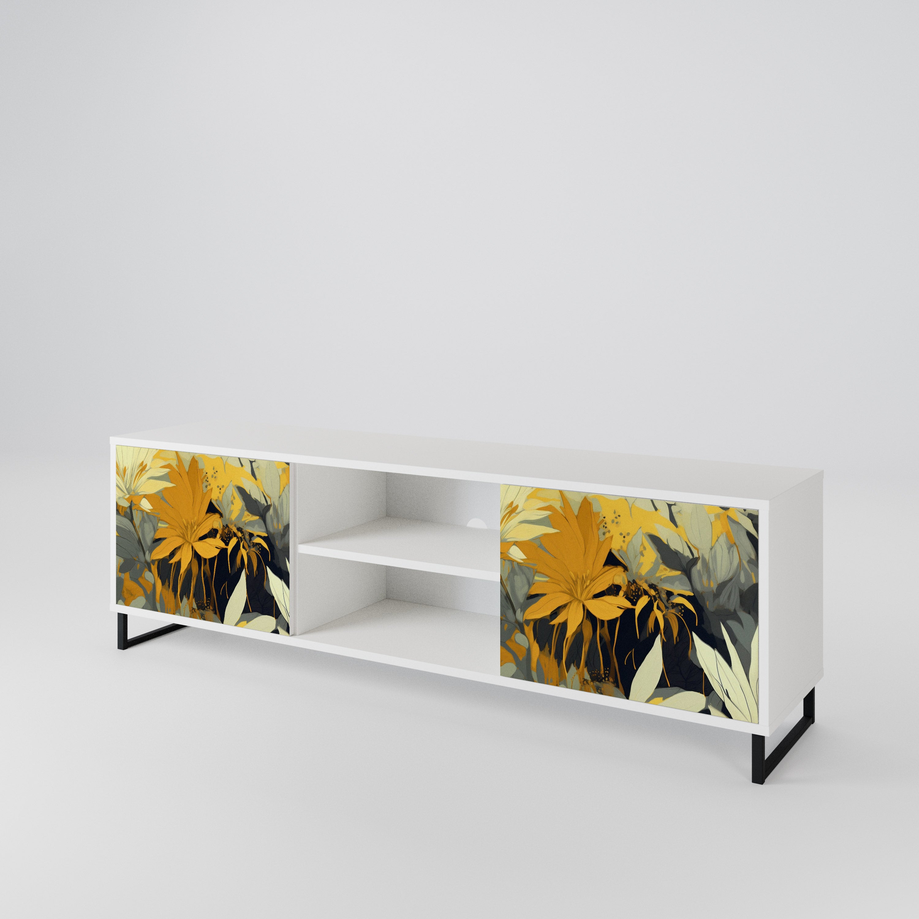 SUNKISSED LILY TV-bänk med två dörrar