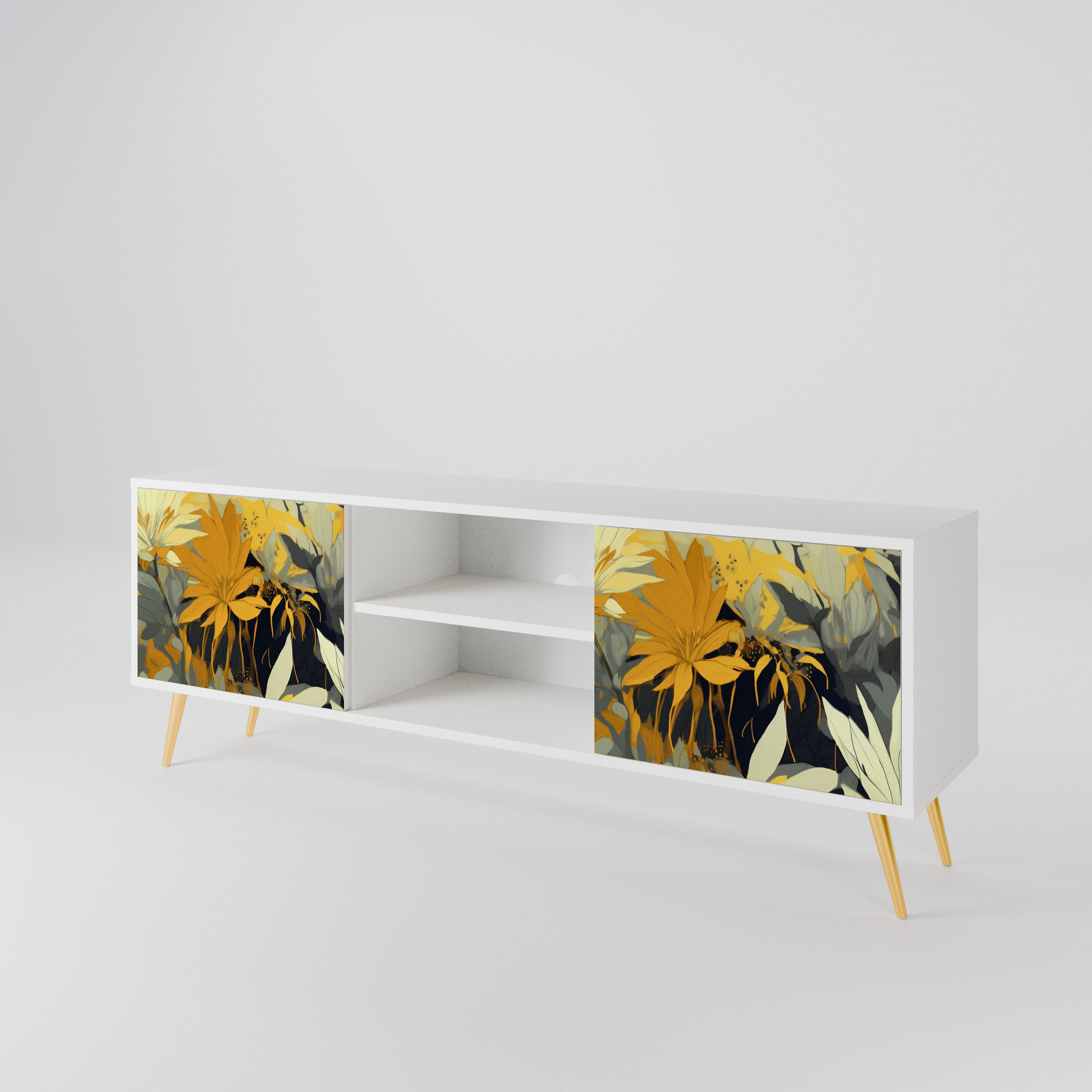 SUNKISSED LILY TV-bänk med två dörrar