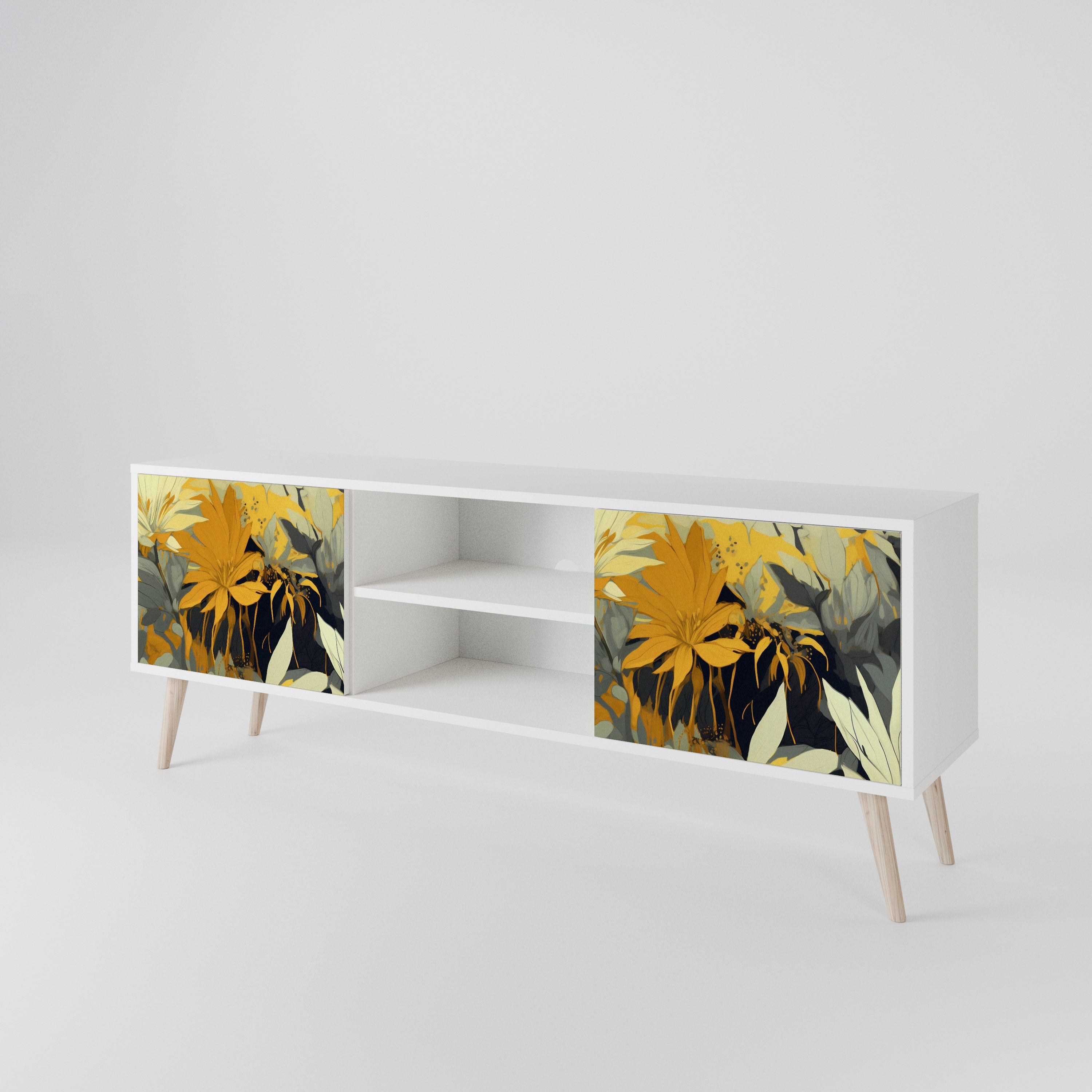 SUNKISSED LILY TV-bänk med två dörrar