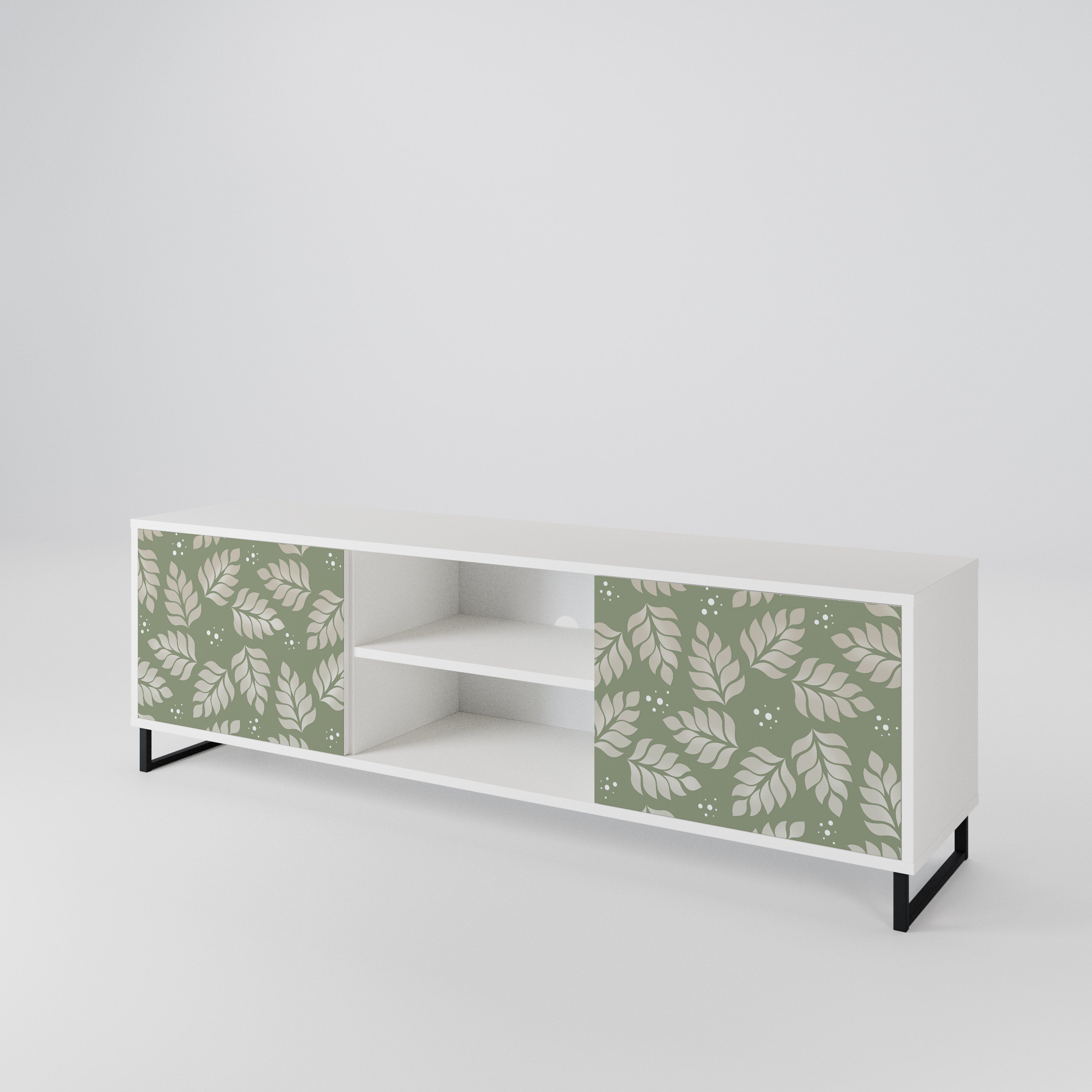 LEAVES ON GREEN 2-Door TV Cabinet