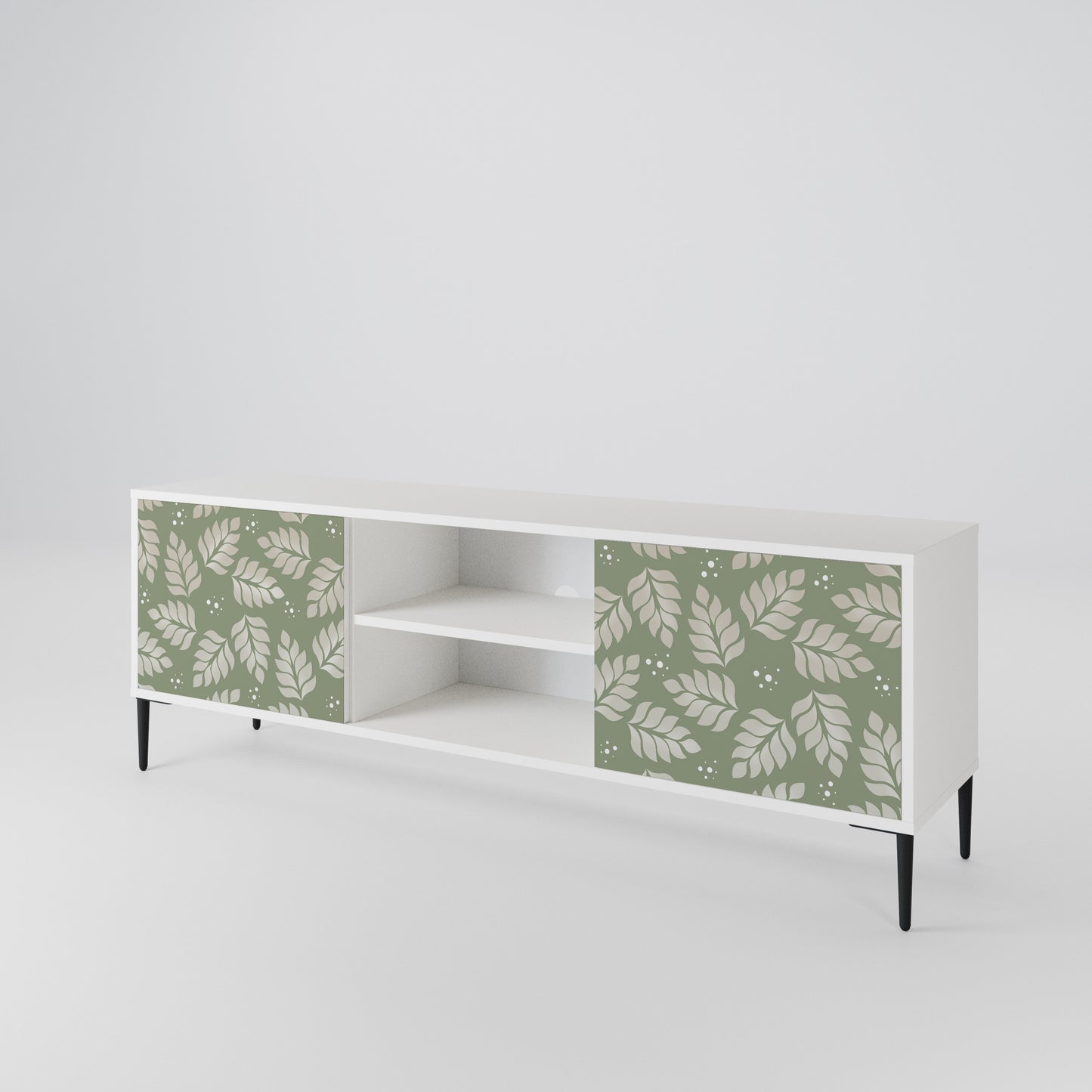 LEAVES ON GREEN 2-Door TV Cabinet