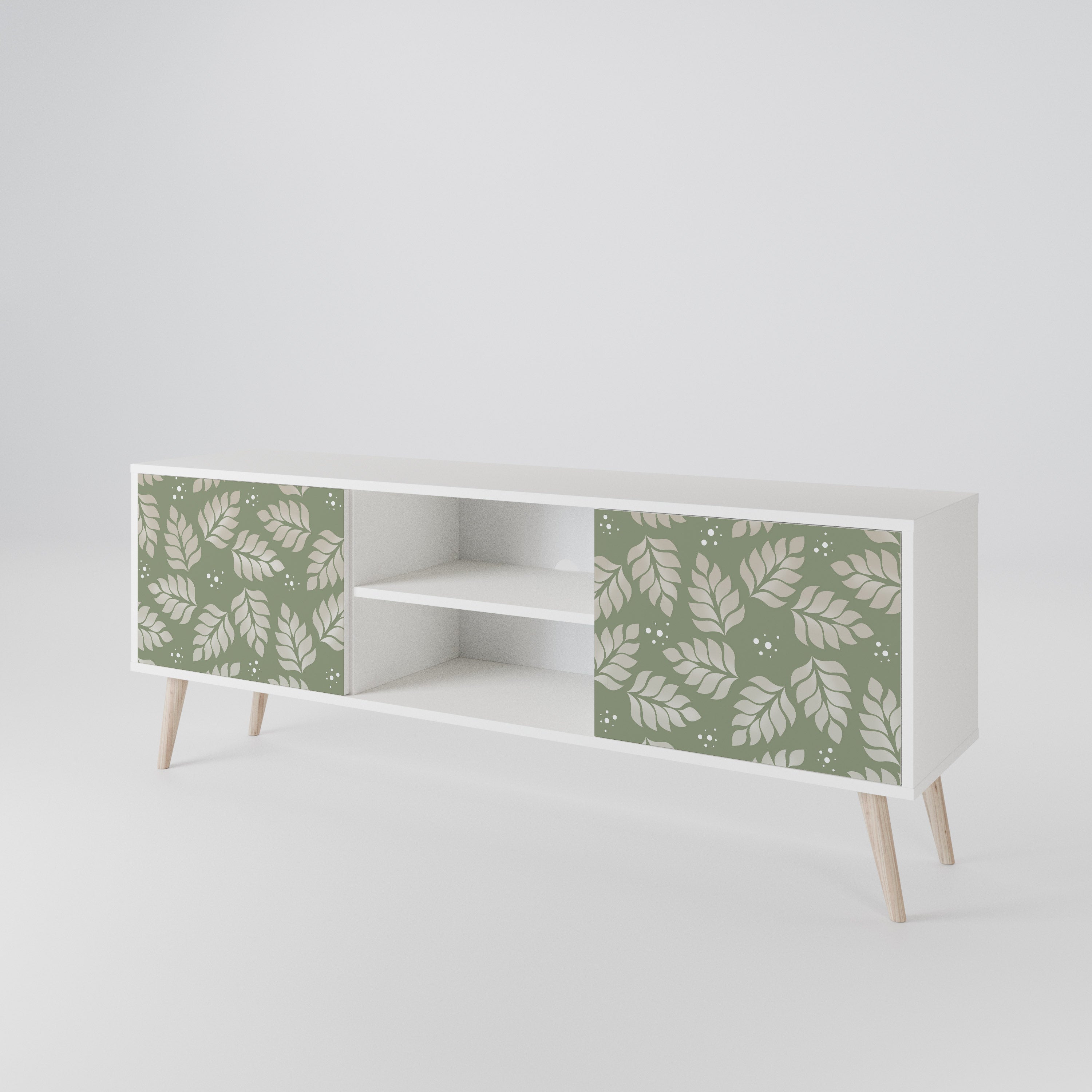 LEAVES ON GREEN 2-Door TV Cabinet