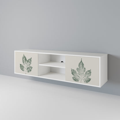 GREEN LEAFY STAMPS TV-bänk med två dörrar