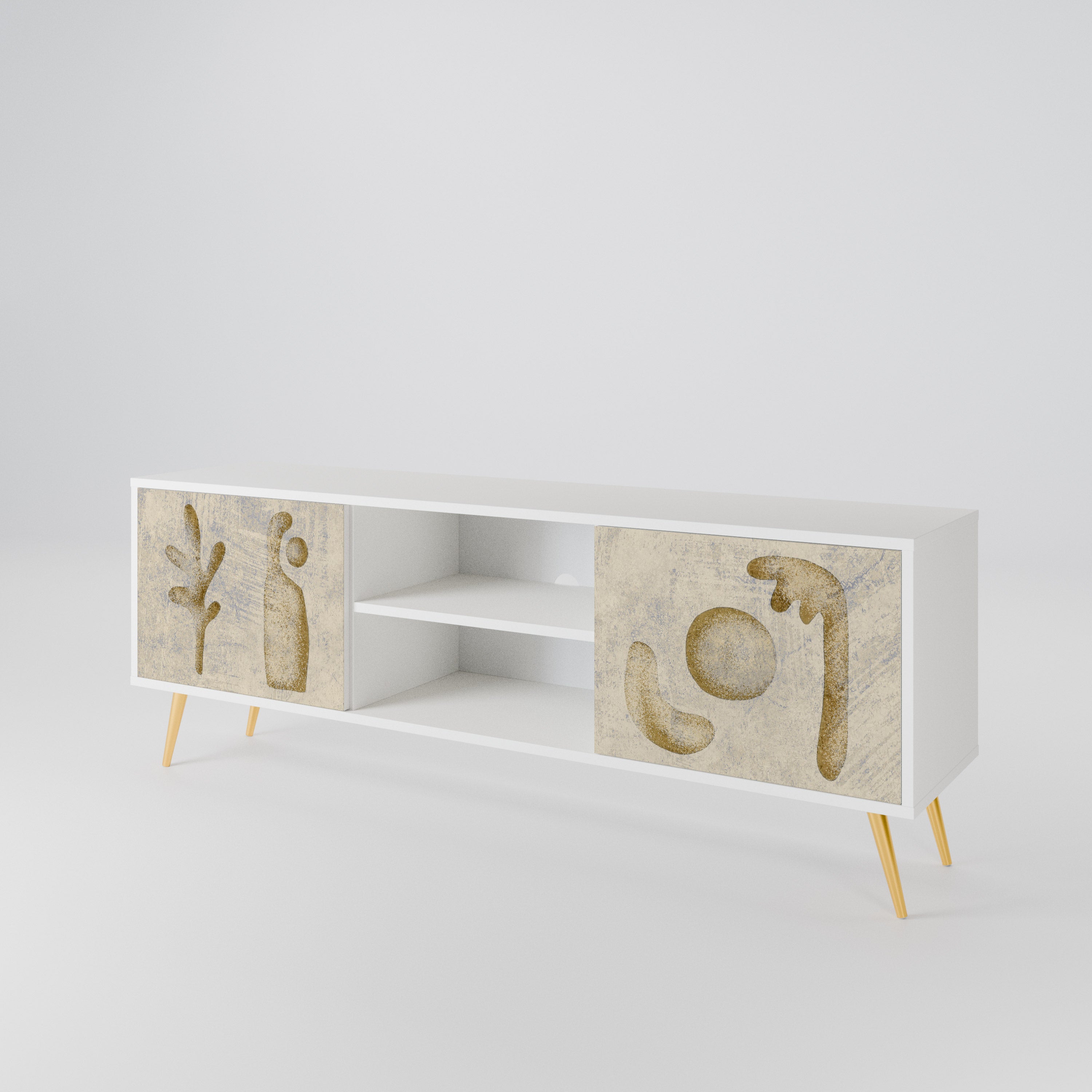 SAND SCULPTURES 2-Door TV Cabinet