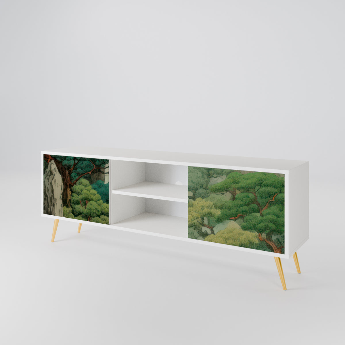 VERDURE ABYSS TV-bänk med två dörrar