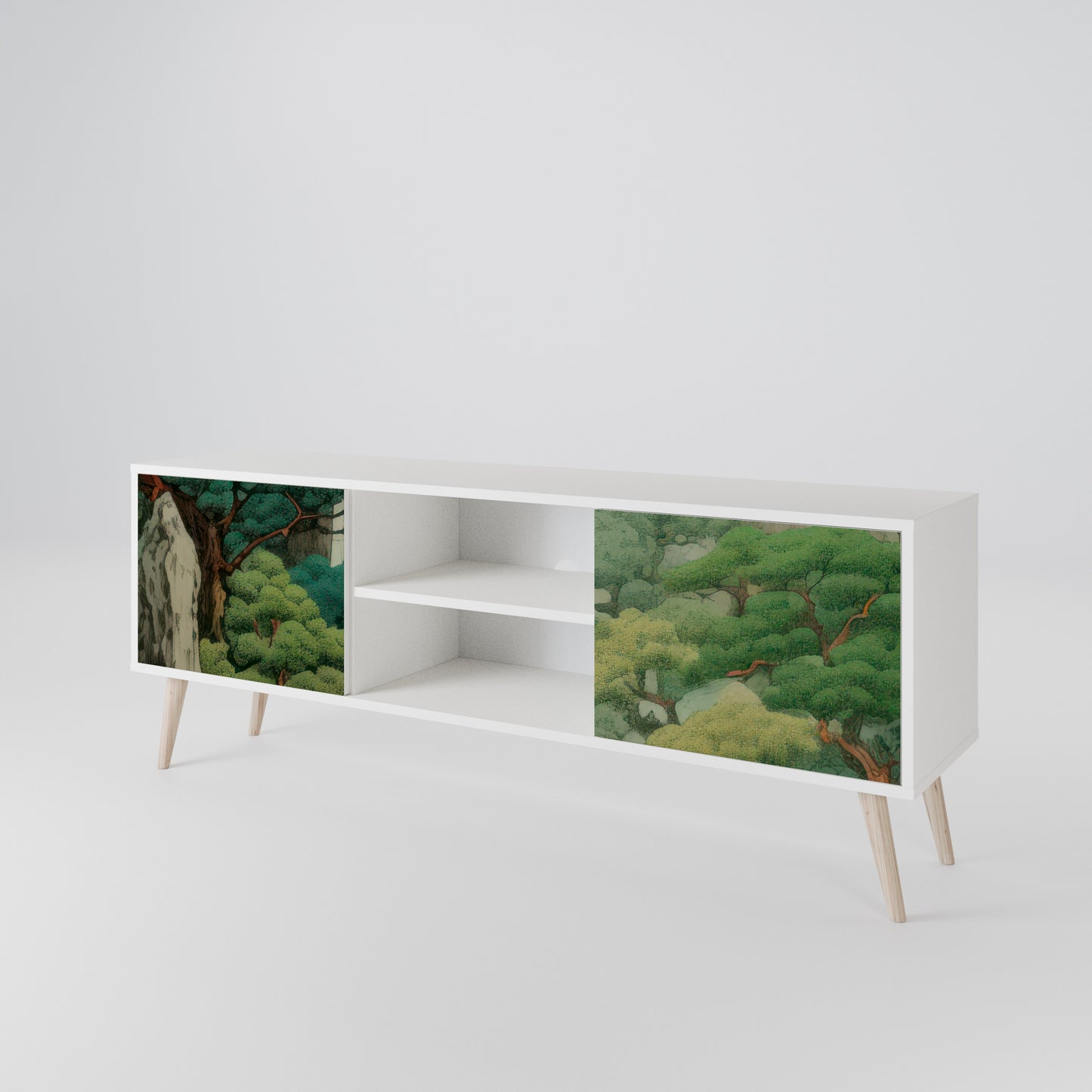 VERDURE ABYSS TV-bänk med två dörrar