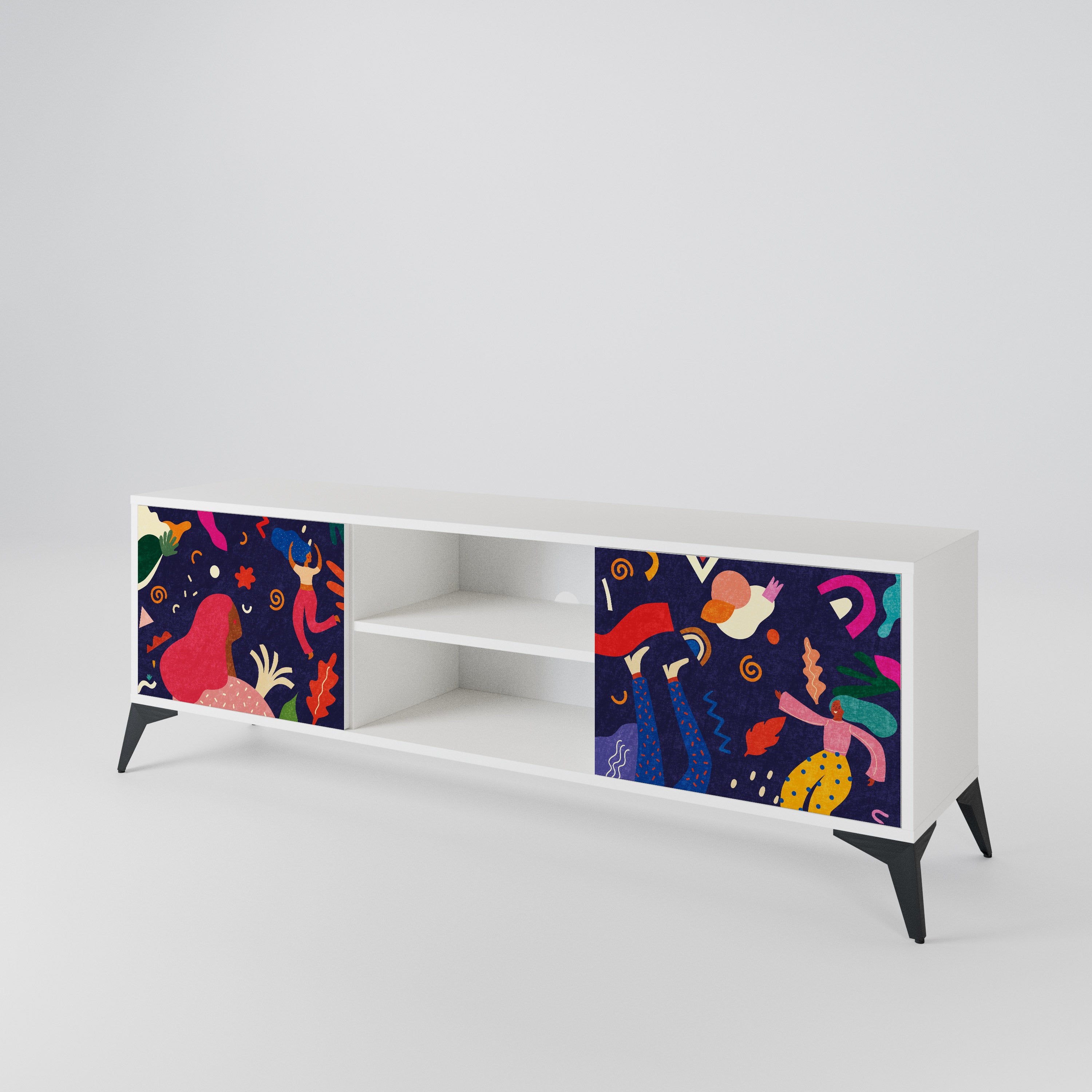 FESTIVE PLEASURES 2-Door TV Cabinet