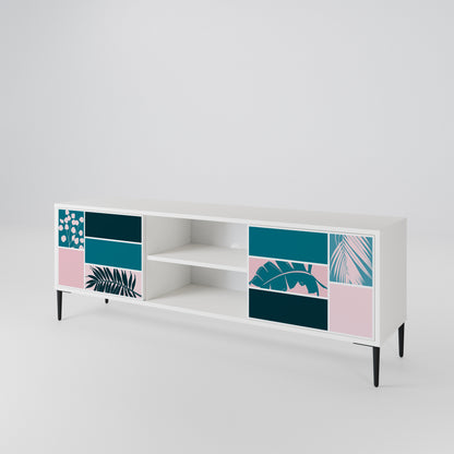 COMBINATION OF SHAPES 2-Door TV Cabinet