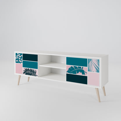 COMBINATION OF SHAPES 2-Door TV Cabinet
