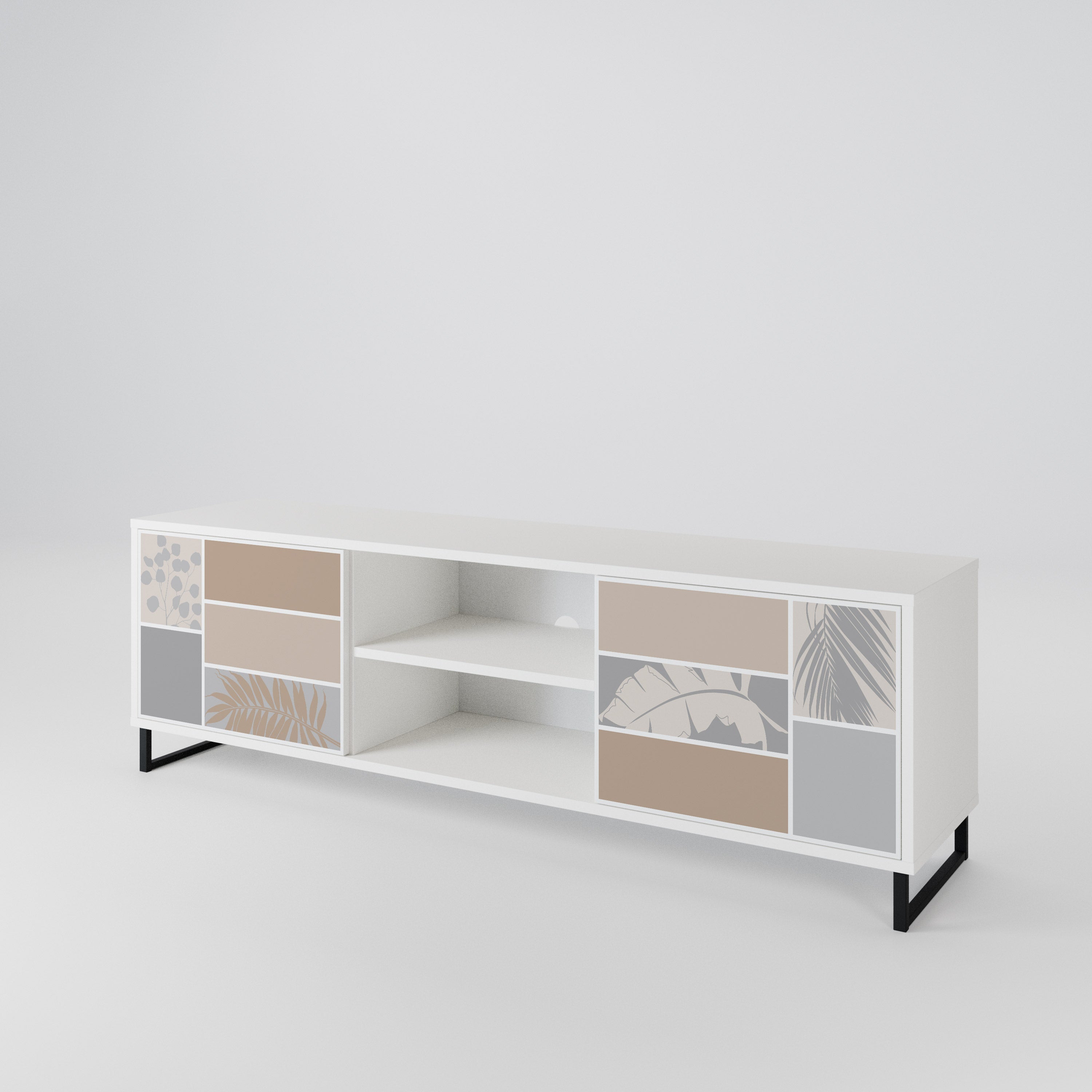 TROPICAL SHAPES 2-Door TV Cabinet