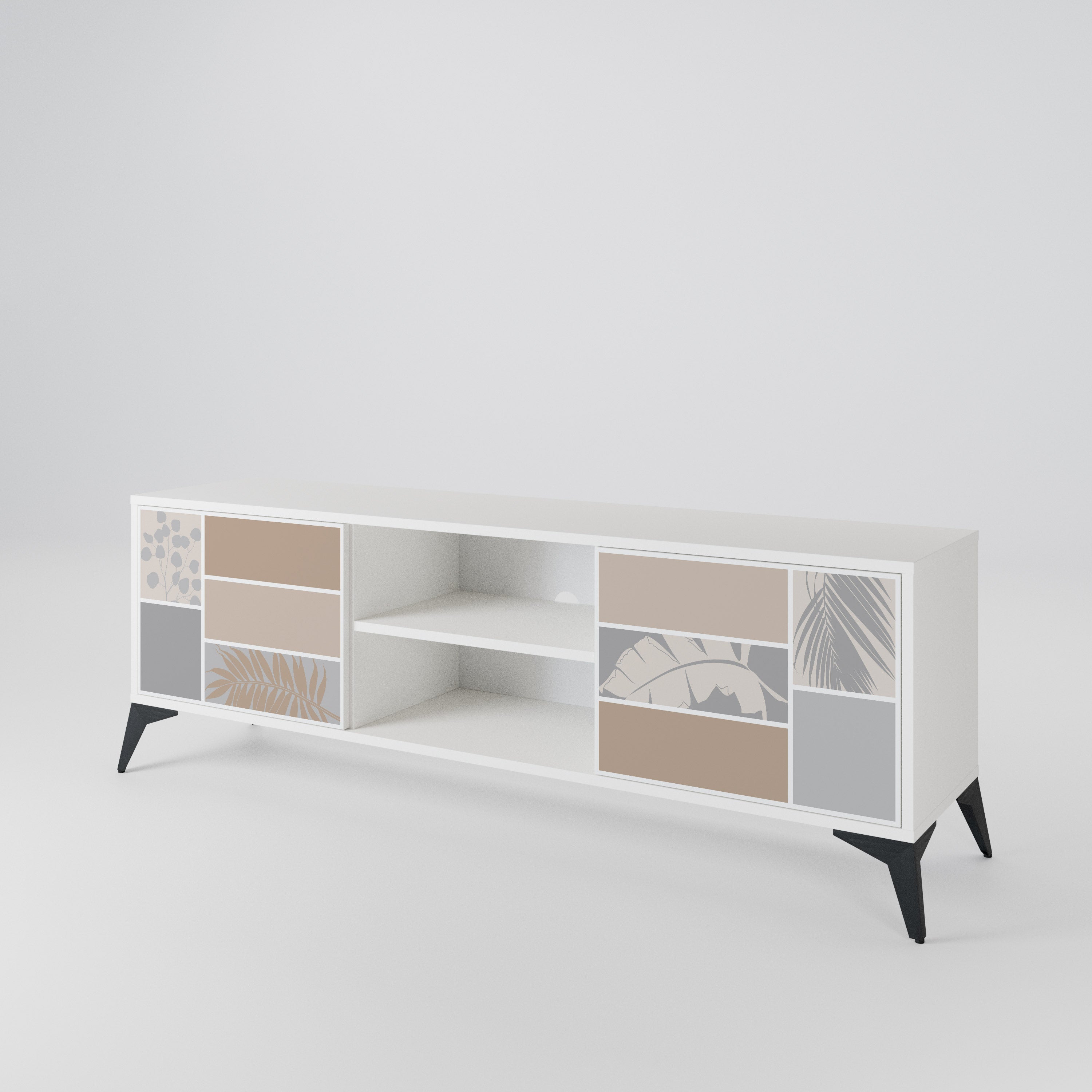 TROPICAL SHAPES 2-Door TV Cabinet