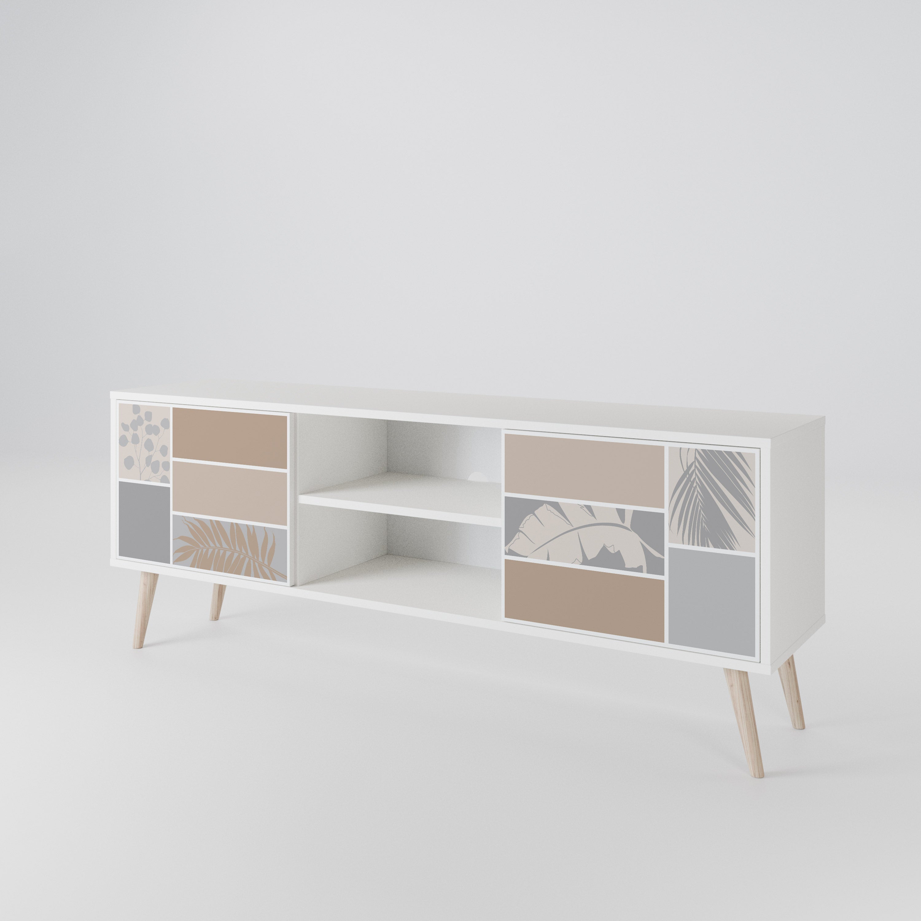 TROPICAL SHAPES 2-Door TV Cabinet