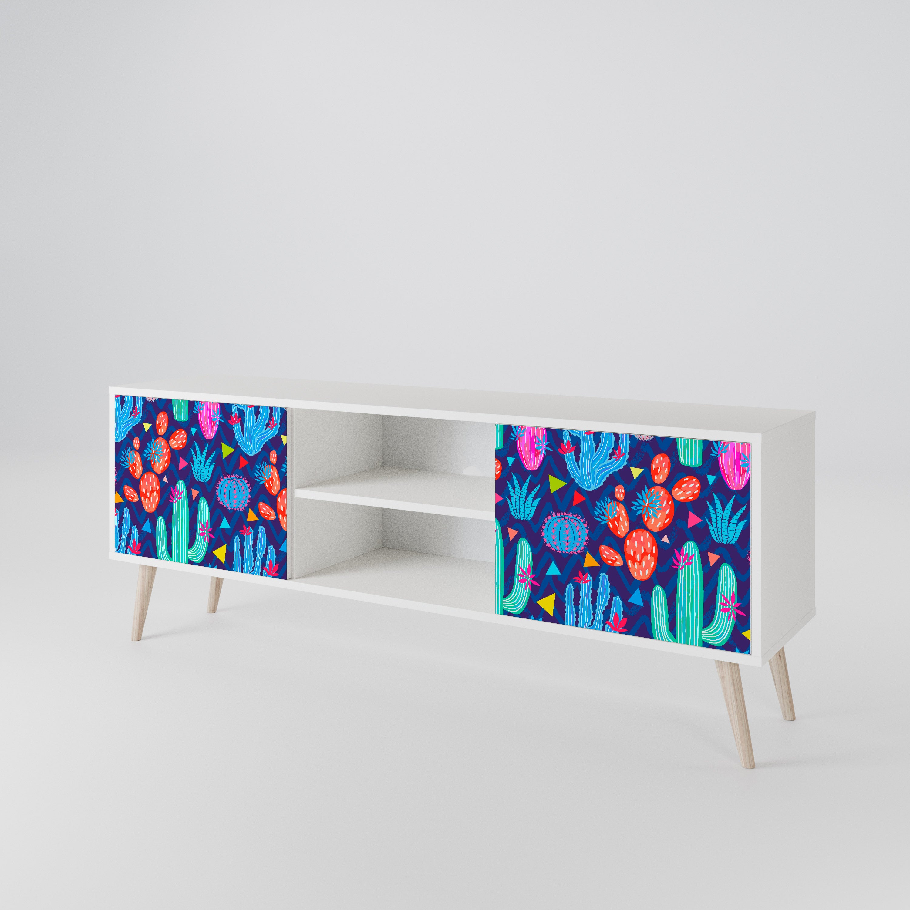 CACTUS VIBES 2-Door TV Cabinet