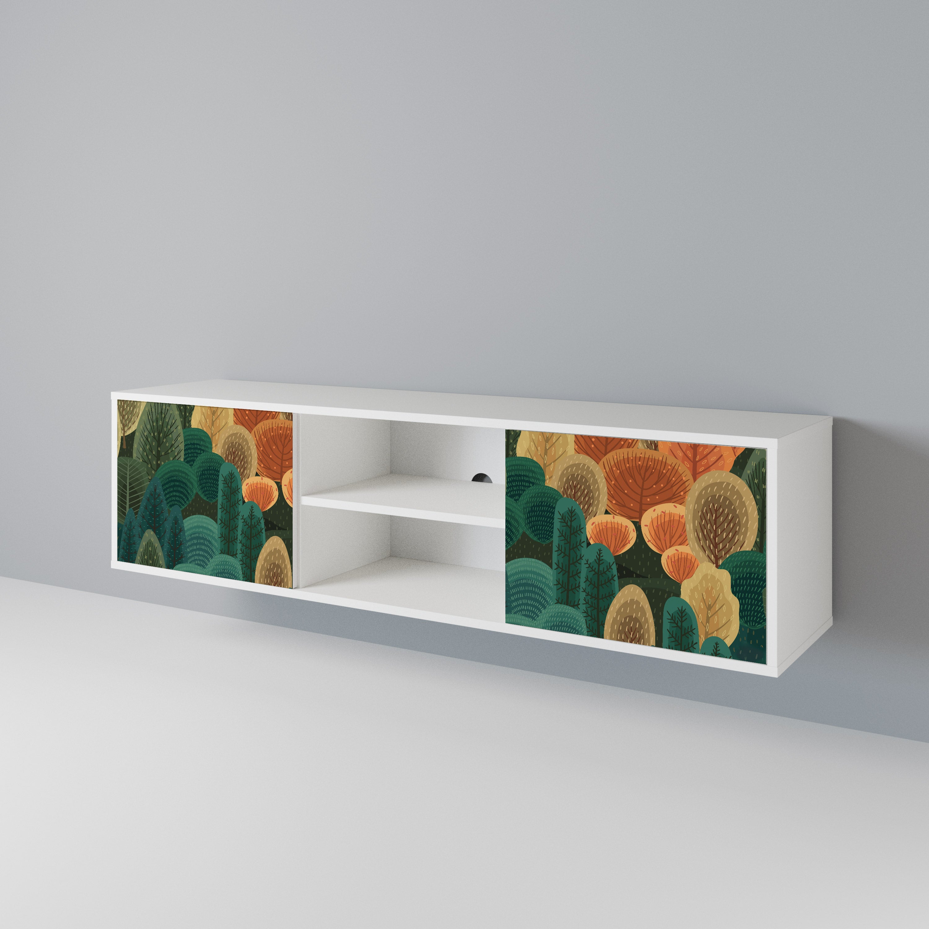 AUTUMN KALEIDOSCOPE 2-Door TV Cabinet