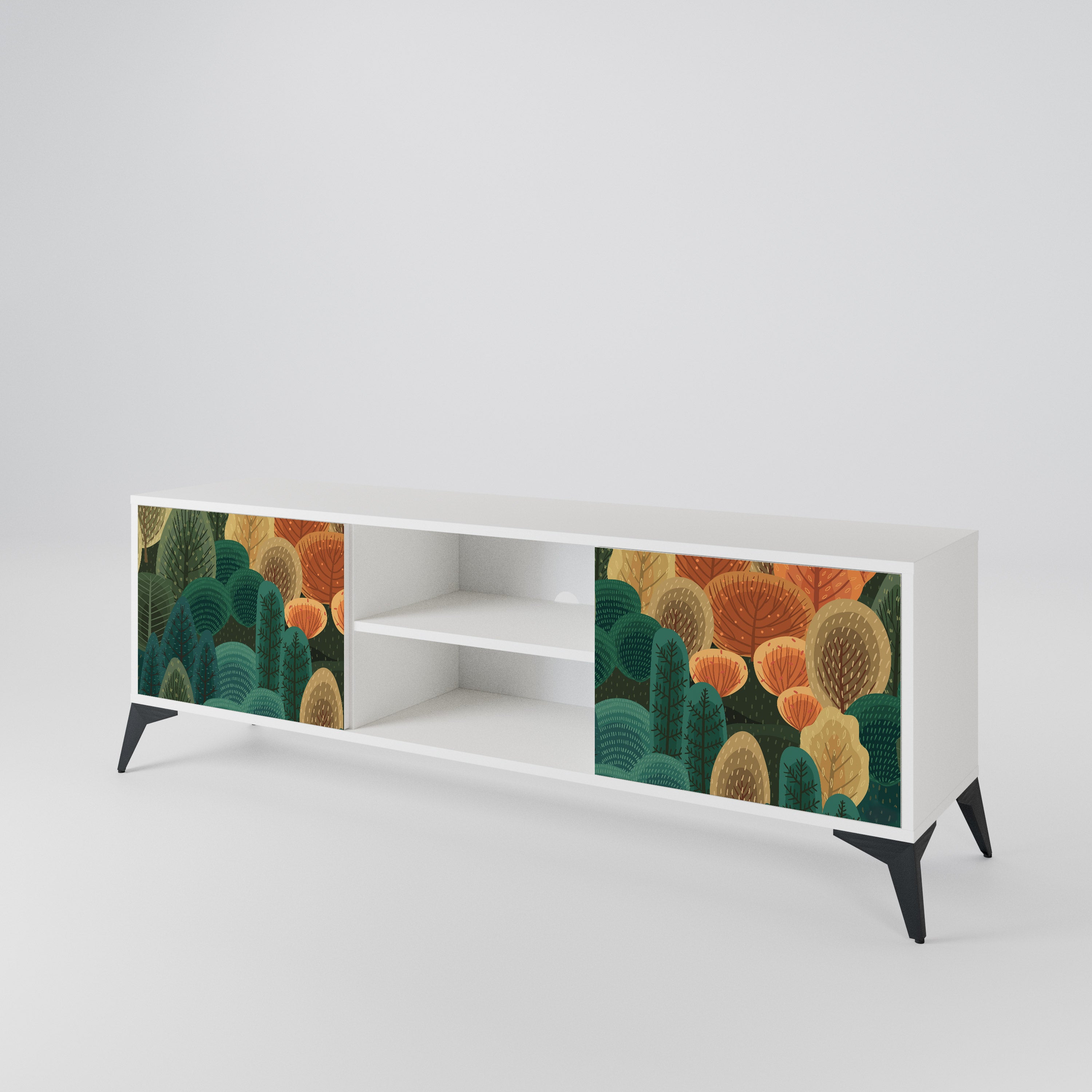 AUTUMN KALEIDOSCOPE 2-Door TV Cabinet