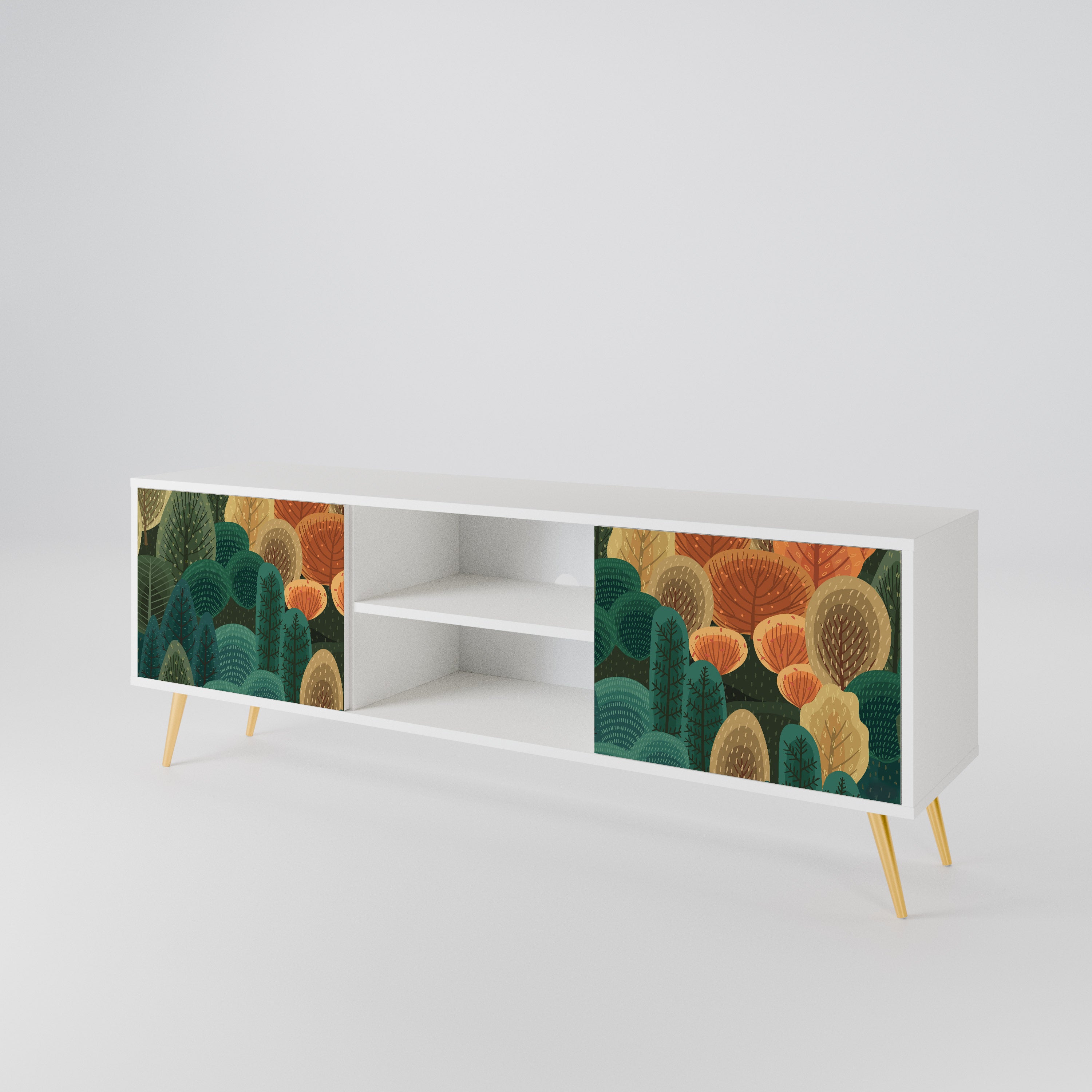 AUTUMN KALEIDOSCOPE 2-Door TV Cabinet