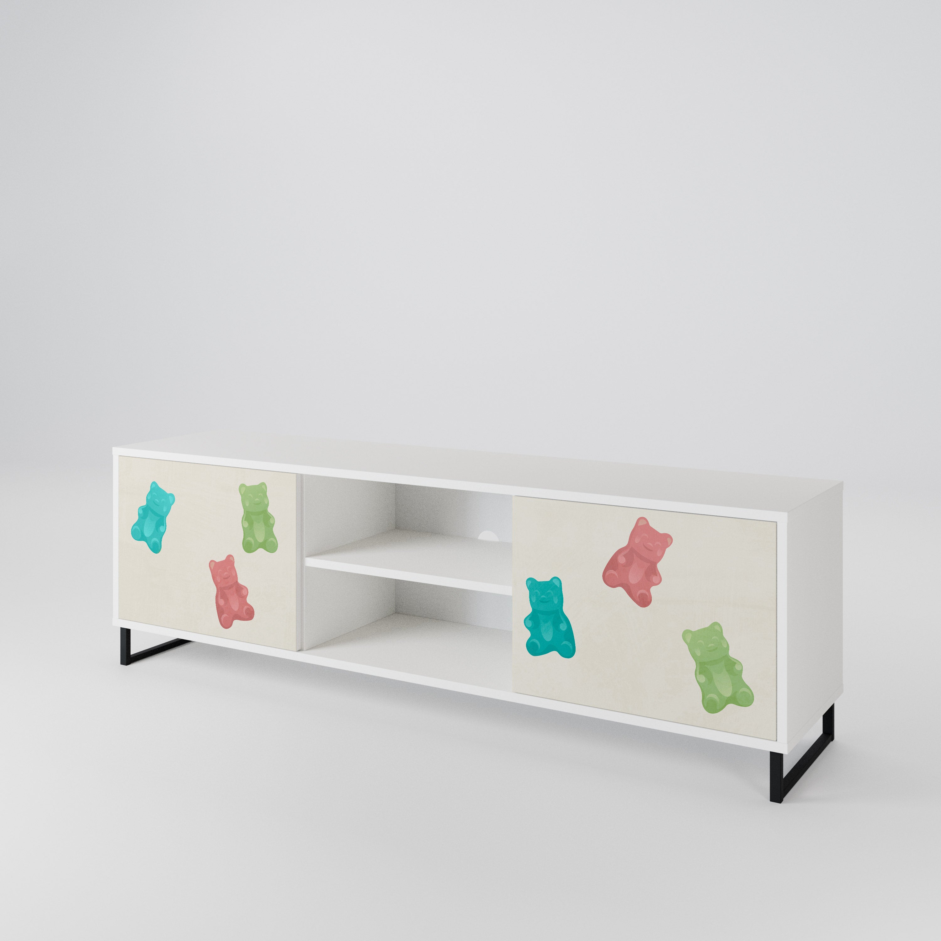 GUMMY BEARS 2-Door TV Cabinet